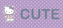 Hello Kitty name tag Cute design
