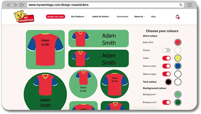 maglia da calcio maxisticker