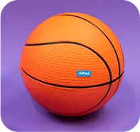 basket con etichetta miniadesiva su di esso